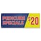 Signmission Pedicure Special $20 Twenty Dollars Banner Concession Stand Food Truck Single Sided B-30127 - alternate 1